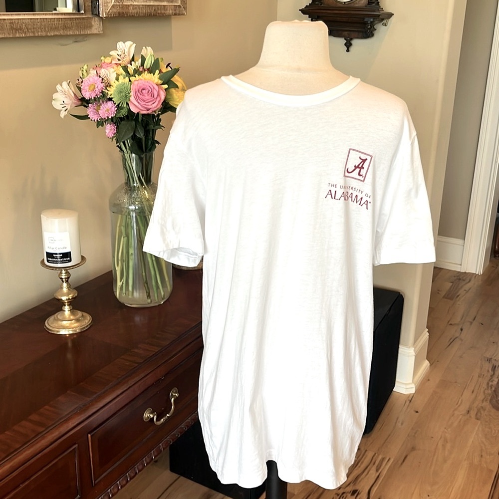 University of Alabama White T-Shirt New